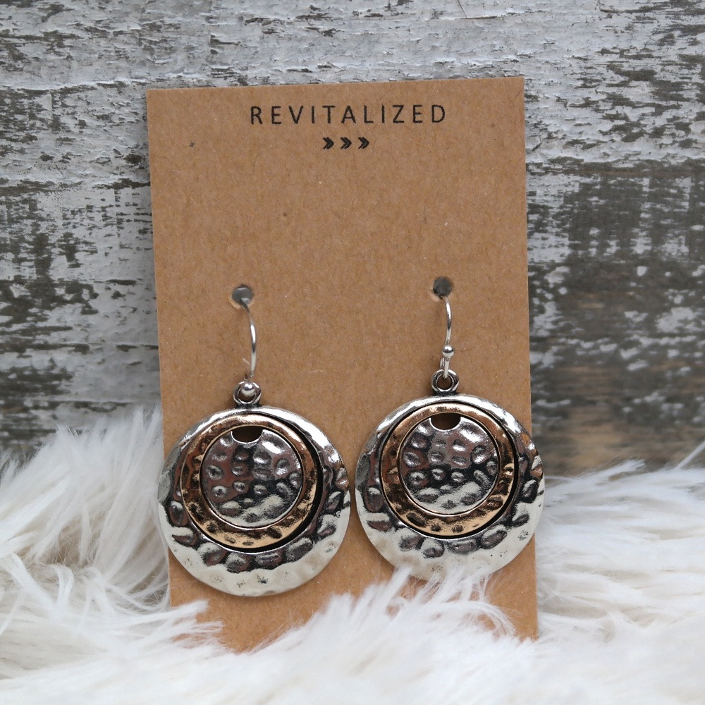 Round Boho Style Earrings - Picture 3 of 6